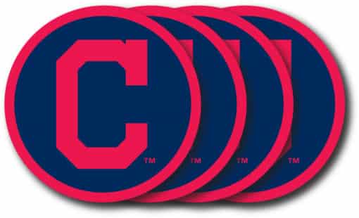 Cleveland Indians Coaster Set - 4 Pack