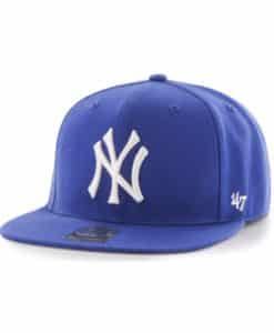 New York Yankees 47 Brand No Shot Royal Blue Snapback Hat