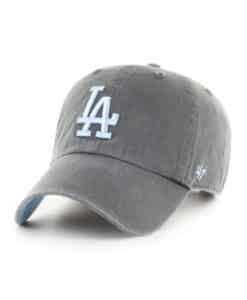 Los Angeles Dodgers 47 Brand Pastel Blue Charcoal Clean Up Adjustable Hat