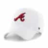 Atlanta Braves 47 Brand Red White Clean Up Adjustable Hat