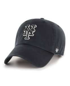 New York Mets 47 Brand Black Clean Up Adjustable Hat