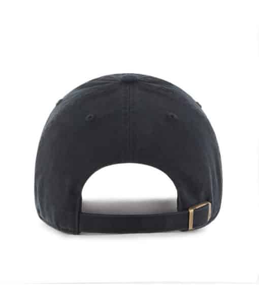New York Mets 47 Brand Black Clean Up Adjustable Hat - Image 2