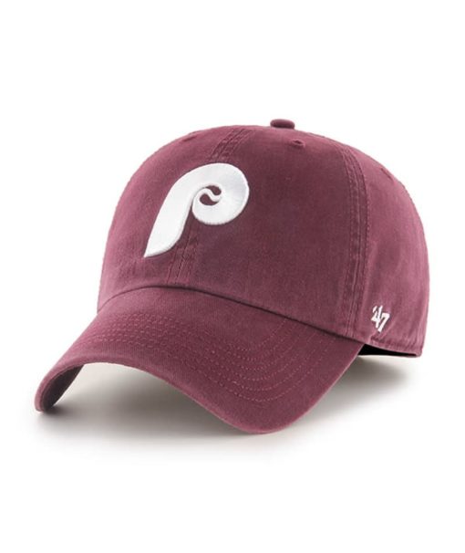 Philadelphia Phillies 47 Brand Dark Maroon Franchise Fitted Hat