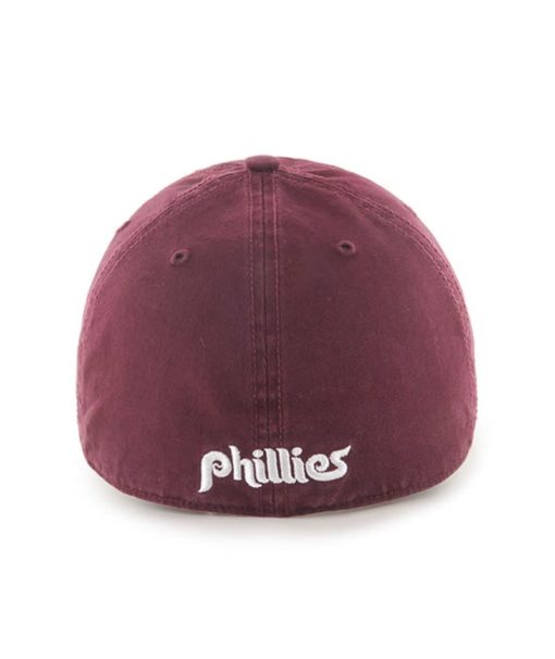 Philadelphia Phillies 47 Brand Dark Maroon Franchise Fitted Hat - Image 2