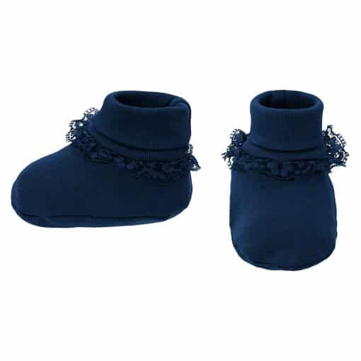 Detroit Tigers Baby Girl Navy MVP Princess 3-Piece Creeper - Image 5