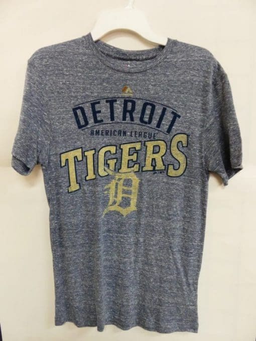 Detroit Tigers Majestic Gray American League T-Shirt Tee