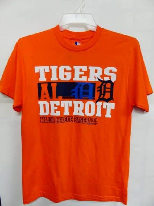 Detroit Tigers Orange AL Major League Baseball T-Shirt Tee