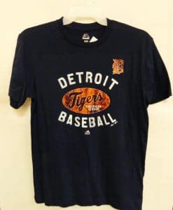 Detroit Tigers Majestic Navy American League T-Shirt Tee