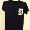 Detroit Tigers Majestic Navy Victor Martinez Number T-Shirt Tee