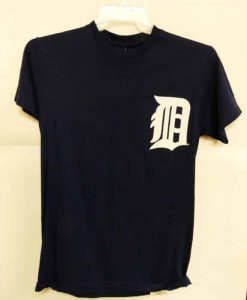Detroit Tigers Majestic Navy Victor Martinez Number T-Shirt Tee