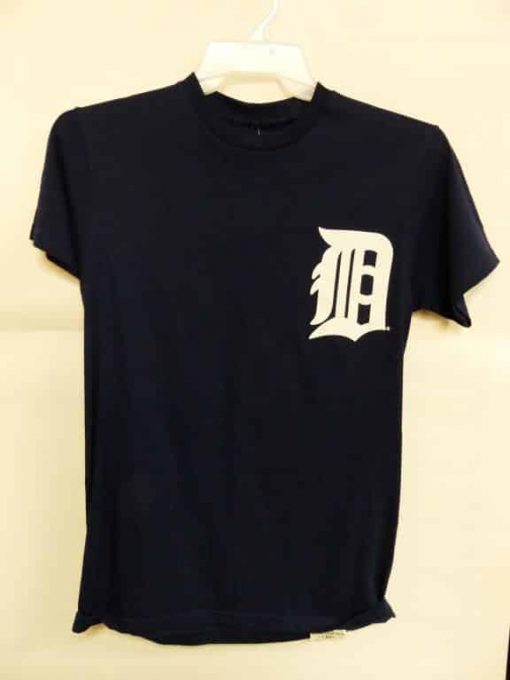 Detroit Tigers Majestic Navy Victor Martinez Number T-Shirt Tee