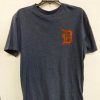 Detroit Tigers Navy with Orange Tigers on back T-Shirt Tee