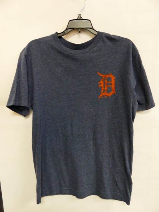 Detroit Tigers Navy with Orange Tigers on back T-Shirt Tee