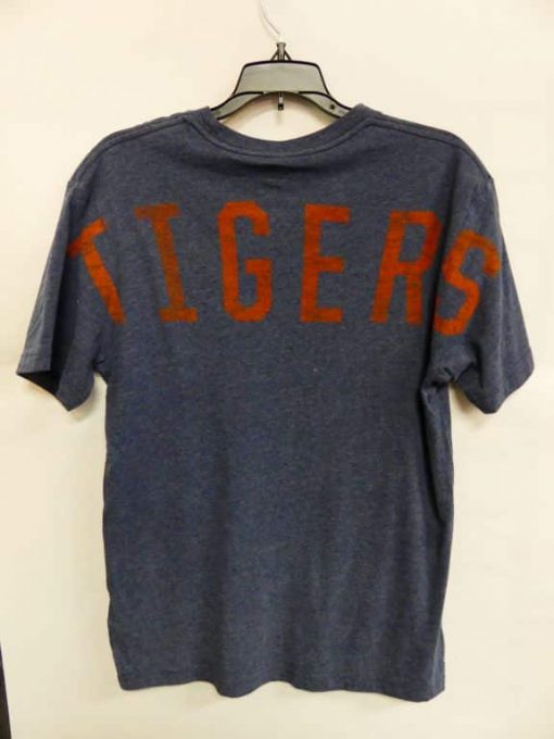 Detroit Tigers Navy with Orange Tigers on back T-Shirt Tee - Image 2