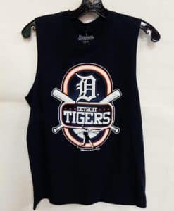 Detroit Tigers Navy Power Hitter Tank Top