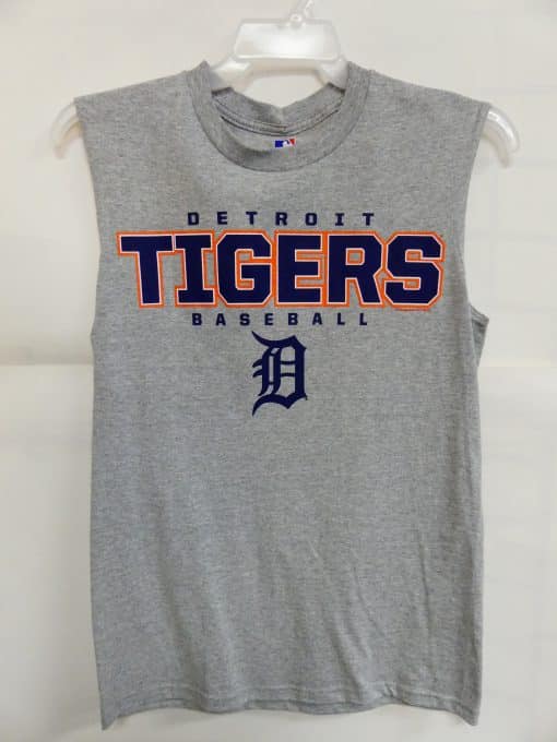 Detroit Tigers Gray Big Blue Tigers Tank Top