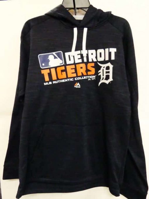 Detroit Tigers Navy MLB Power Hitter Hoodie
