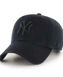 New York Yankees 47 Brand All Black Clean Up Adjustable Hat