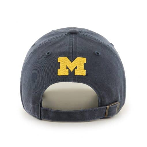 Michigan Wolverines 47 Brand Vintage Navy Hail Clean Up Adjustable Hat - Image 2