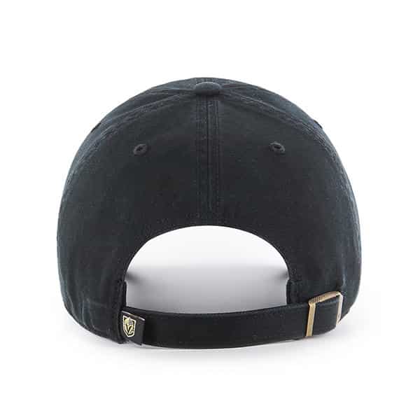 Vegas Golden Knights 47 Brand Script Black Clean Up Adjustable Hat ...