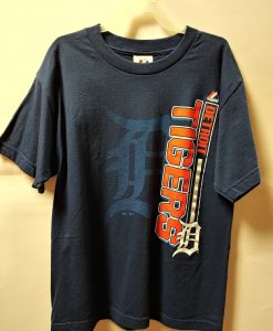 Detroit Tigers Youth Navy Tee