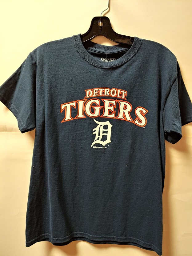 Detroit Tigers Navy Tee Detroit Game Gear