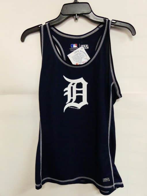 Detroit Tigers Navy Logo Tank