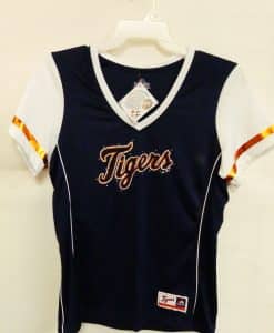 Detroit Tigers Women's Navy White Bling Jersey