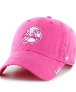 New York Yankees Women's 47 Brand Classic Pink Miata Clean Up Adjustable Hat