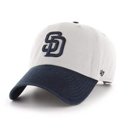 San Diego Padres 47 Brand Gray Navy Clean Up Adjustable Hat
