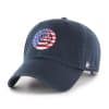 Chicago Cubs Red White & Blue 47 Brand Navy Classic Clean Up Adjustable Hat