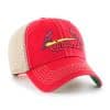 St. Louis Cardinals 47 Brand Trawler Red Clean Up Mesh Adjustable Hat