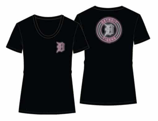 pink detroit tigers t shirt