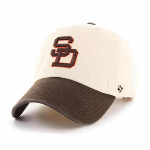 San Diego Padres 47 Brand Brown Natural Clean Up Adjustable Hat
