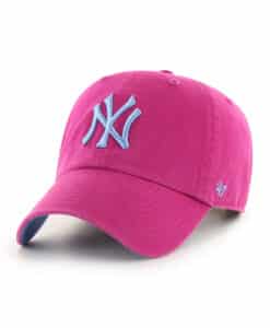 New York Yankees 47 Brand Orchid Ballpark Clean Up Adjustable Hat