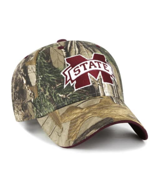 Mississippi State Bulldogs 47 Brand Realtree Camo Frost MVP Adjustable Hat