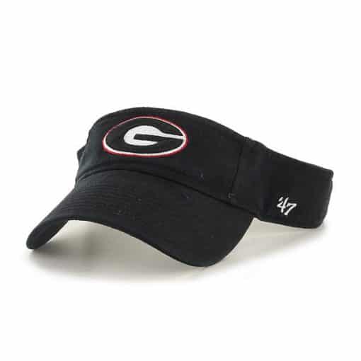 Georgia Bulldogs 47 Brand VISOR Black Adjustable Hat