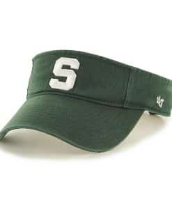 Michigan State Spartans 47 Brand Green Clean Up VISOR Adjustable Hat