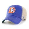 Denver Broncos 47 Brand Trawler Blue Classic Clean Up Adjustable Hat