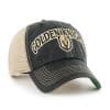 Vegas Golden Knights 47 Brand Tuscaloosa Vintage Black Clean Up Adjustable Hat
