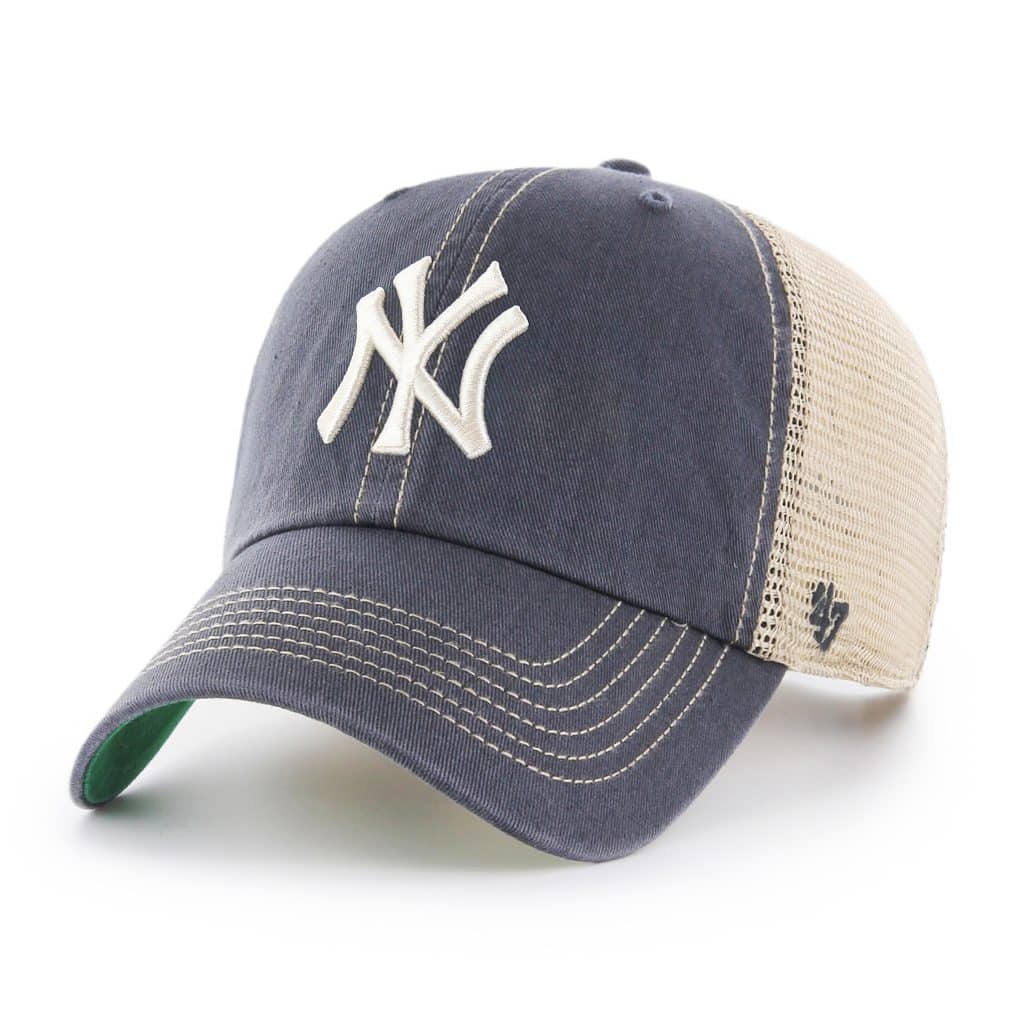 New York Yankees 47 Brand Trawler Vintage Navy Clean Up Mesh Adjustable ...