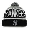 New York Yankees 47 Brand Gray Calgary Cuff Knit Hat