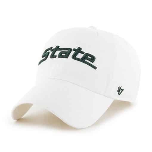 Michigan State Spartans 47 Brand Script White Clean Up Adjustable Hat