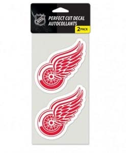 Detroit Red Wings NHL Set of 2 Die Cut Decals