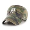Detroit Tigers 47 Brand Camo Cargo Clean Up Adjustable Hat