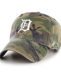 Detroit Tigers 47 Brand Camo Cargo Clean Up Adjustable Hat