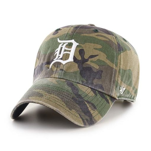 Detroit Tigers 47 Brand Camo Cargo Clean Up Adjustable Hat - Detroit ...