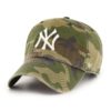 New York Yankees 47 Brand Camo Cargo Clean Up Adjustable Hat