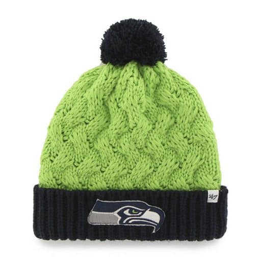 Seattle Seahawks Women's 47 Brand Matterhorn Lime Cuff Knit Hat