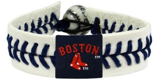 Boston Red Sox Logo Baseball Bracelet